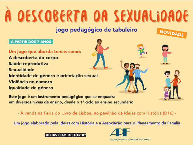 Jogo «À Descoberta da Sexualidade» na Feira do Livro de Lisboa
