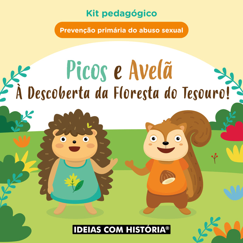 Picos e Avelã à Descoberta da Floresta do Tesouro! · Kit pedagógico