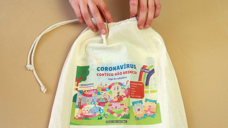 Coronavírus, contigo não brinco! · Jogo de tabuleiro
