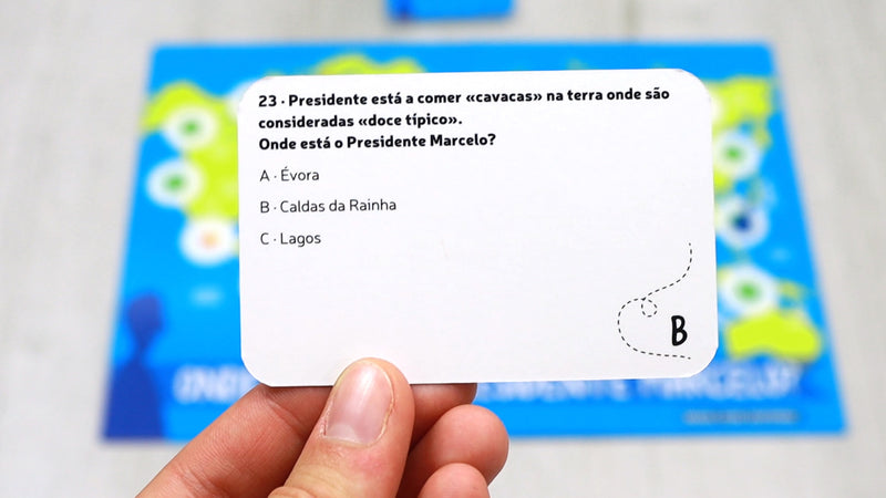 Jogo de tabuleiro «Onde está o Presidente Marcelo?» 