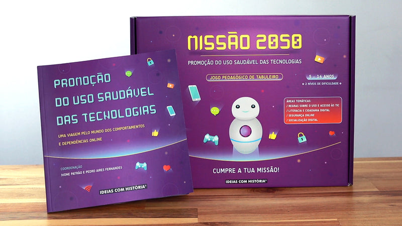 Pack Missão 2050 · Jogo e livro